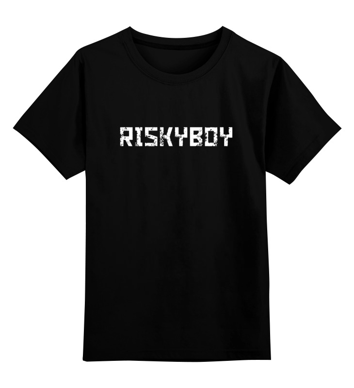 Printio Детская футболка классическая унисекс Riskyboy no brand printio свитшот унисекс хлопковый riskyboy no brand