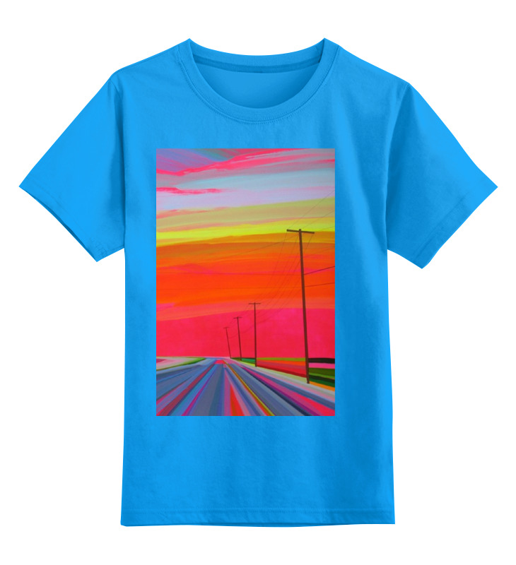 Printio Детская футболка классическая унисекс Route 66