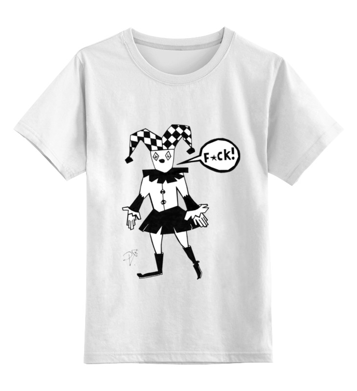 Printio Детская футболка классическая унисекс Черно-белый шут printio детская футболка классическая унисекс черно белый шут