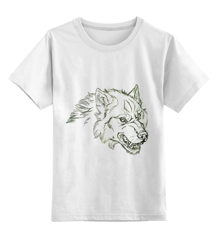Printio Детская футболка классическая унисекс Angry wolf толстовка