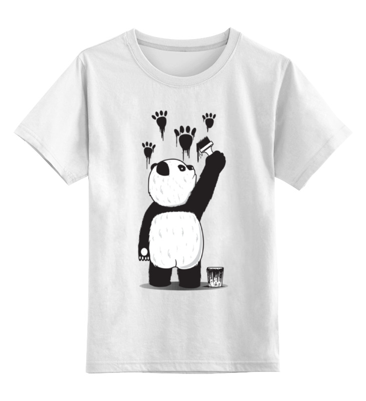 Printio Детская футболка классическая унисекс Панда вандал