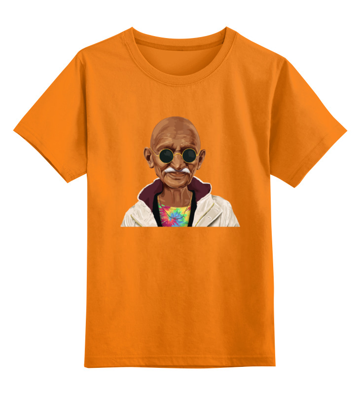 Printio Детская футболка классическая унисекс Ганди хипстер printio футболка классическая ганди хипстер