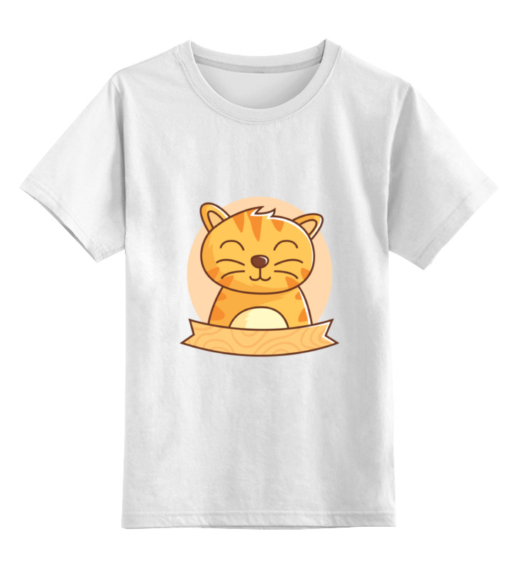 Printio Детская футболка классическая унисекс Спящий котёнок