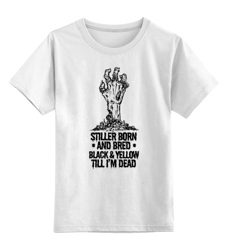 Printio Детская футболка классическая унисекс Steeler зомби