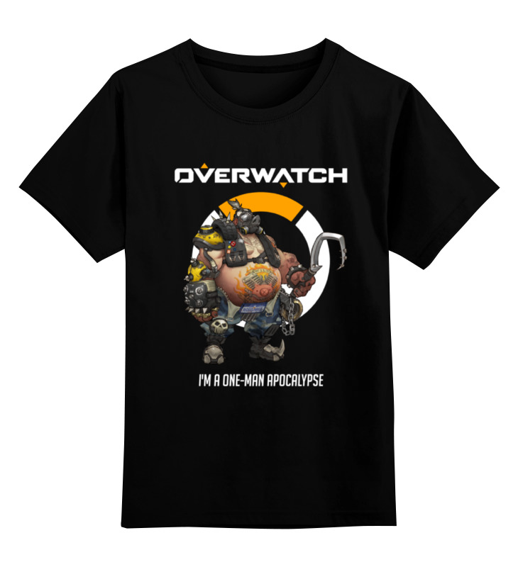  Printio Детская футболка классическая унисекс Overwatch. турбосвин