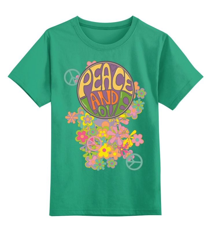 printio детская футболка классическая унисекс цветочный узор Printio Детская футболка классическая унисекс В стиле «дети цветов»