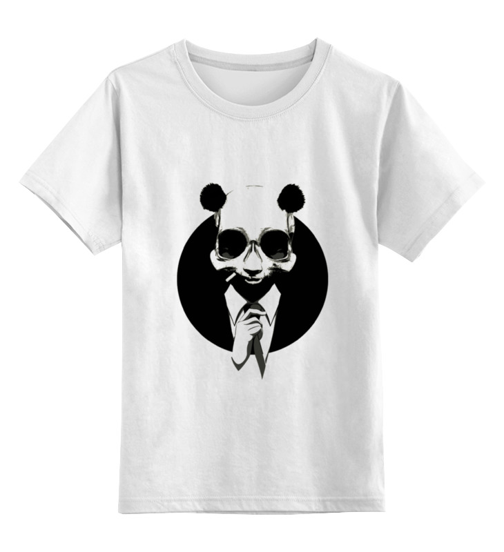 Printio Детская футболка классическая унисекс Панда в костюме printio сумка панда в костюме
