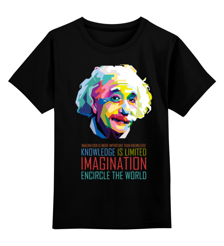 Printio Детская футболка классическая унисекс Альберт эйнштейн