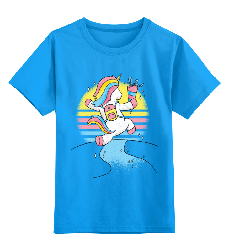 Printio Детская футболка классическая унисекс Happy unicorn