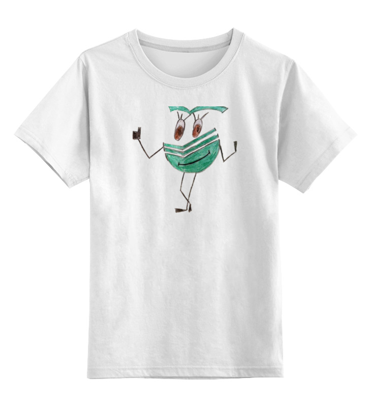 Printio Детская футболка классическая унисекс Сберсмайлик радостный printio детская футболка классическая унисекс сберсмайлик силач