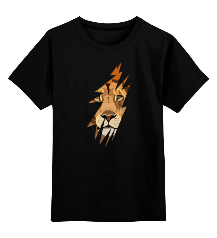 Printio Детская футболка классическая унисекс Лев ( lion) printio детская футболка классическая унисекс задумчивый лев