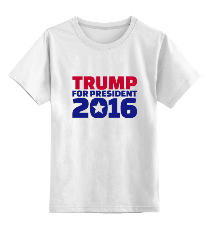 Printio Детская футболка классическая унисекс Trump for president printio майка классическая trump for president