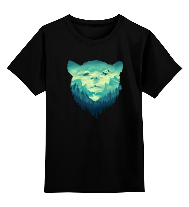Printio Детская футболка классическая унисекс Медвежий край