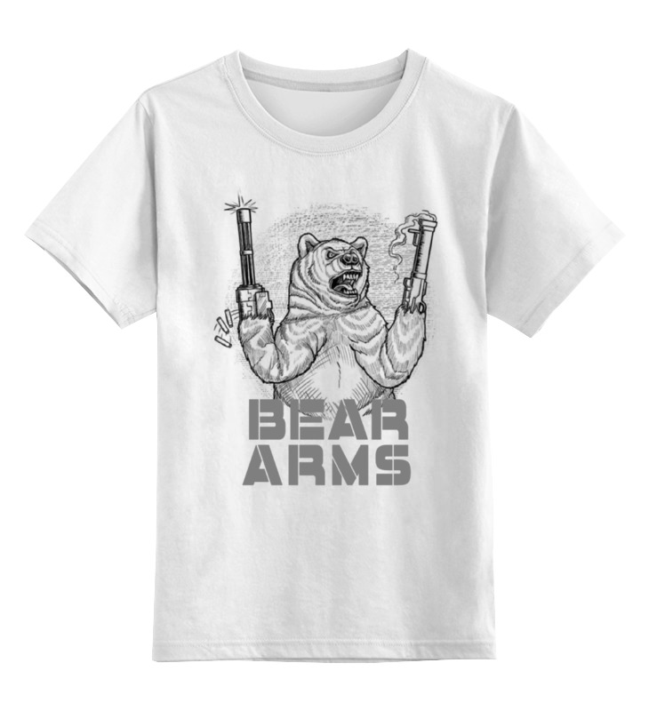Printio Детская футболка классическая унисекс Bear arms