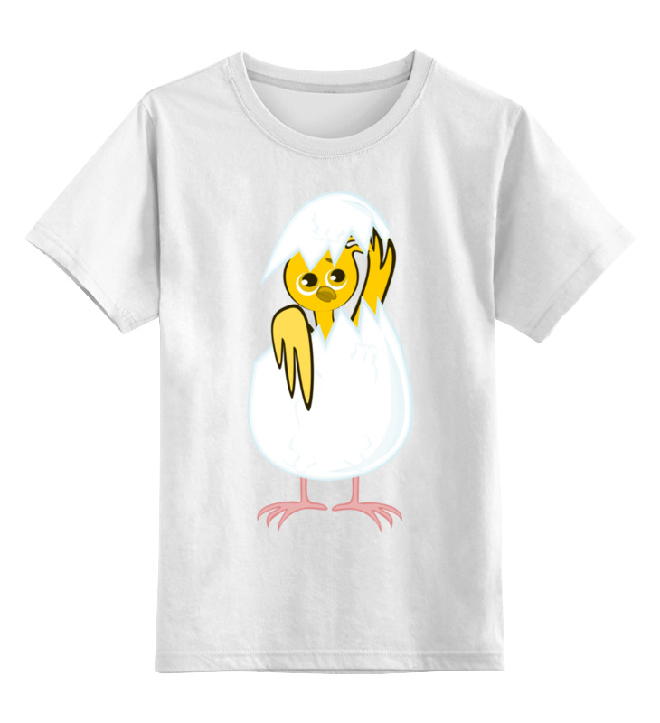 Printio Детская футболка классическая унисекс Желтый новорожденный цыпленок printio 3d кружка желтый новорожденный цыпленок