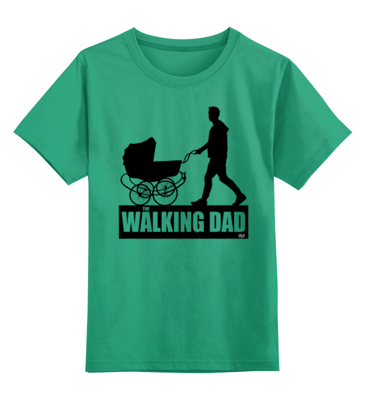 Printio Детская футболка классическая унисекс The walking dad