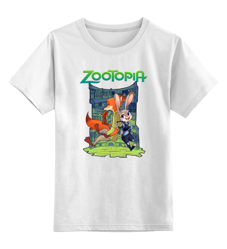 Printio Детская футболка классическая унисекс Zootopia цена и фото