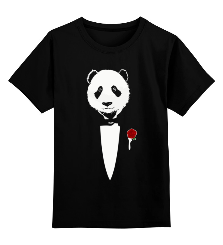 Printio Детская футболка классическая унисекс Panda godfather