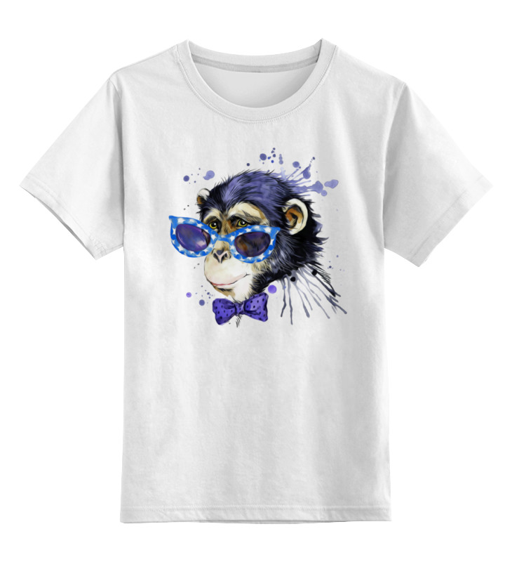 Printio Детская футболка классическая унисекс Art monkey 2016 цена и фото