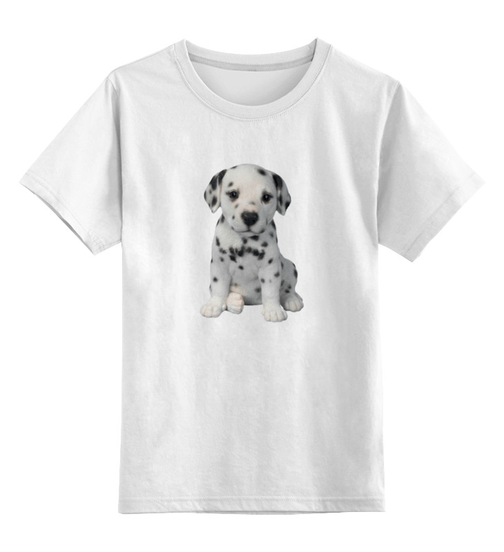 printio детская футболка классическая унисекс собака далматинец Printio Детская футболка классическая унисекс Далматинец