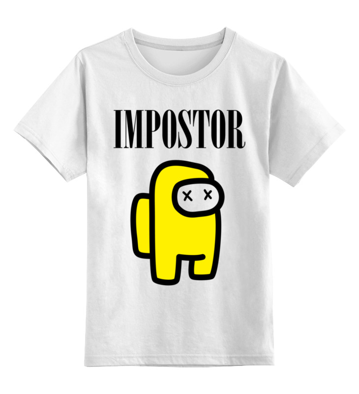 printio детская футболка классическая унисекс impostor by nature Printio Детская футболка классическая унисекс Impostor, among us