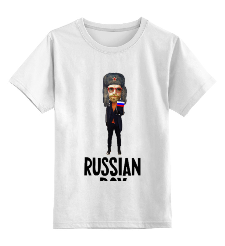 Printio Детская футболка классическая унисекс Russian boy