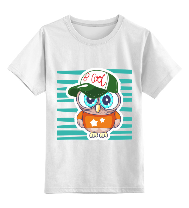 Printio Детская футболка классическая унисекс Сова 1 bambino мочалка детская сова 1 шт