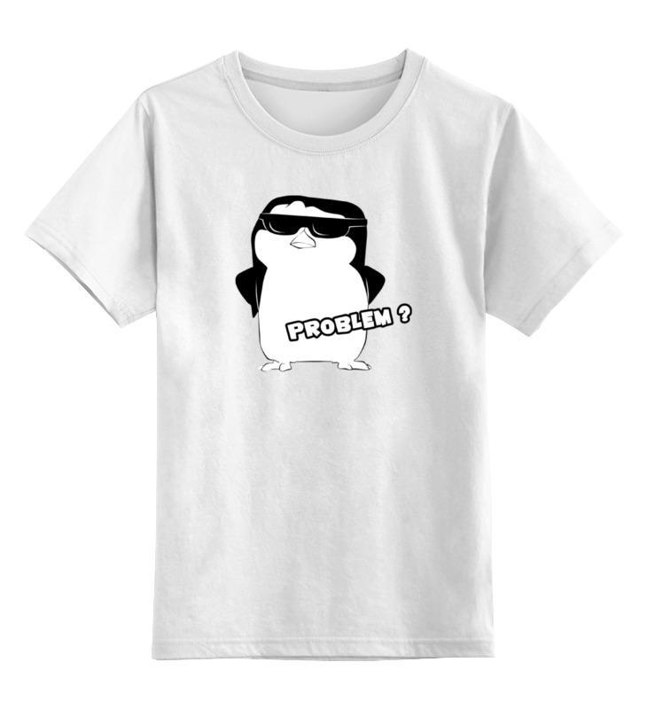 Printio Детская футболка классическая унисекс Крутой пингвин