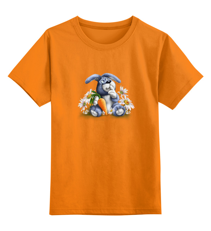 Printio Детская футболка классическая унисекс Зайка с морковкой цена и фото