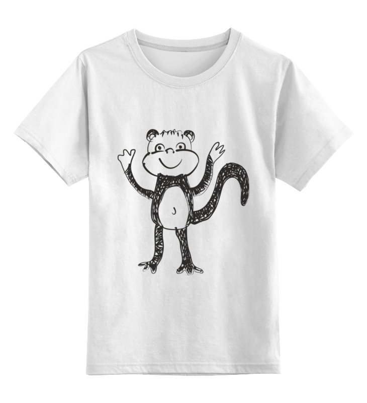 Printio Детская футболка классическая унисекс Обезьянка printio детская футболка классическая унисекс обезьянка диджей