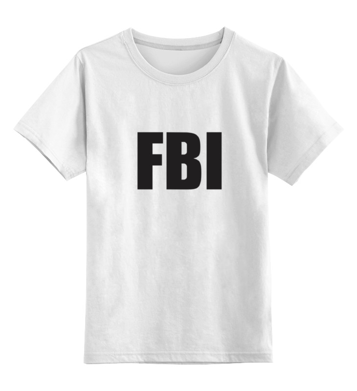 цена Printio Детская футболка классическая унисекс Fbi agent