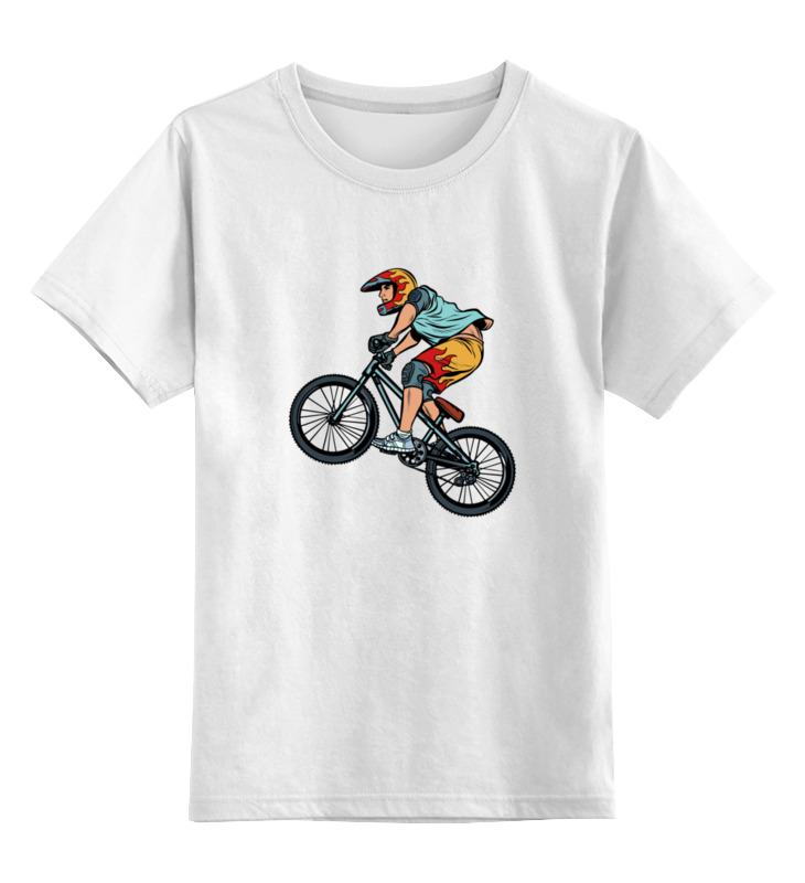Printio Детская футболка классическая унисекс Велосипедист