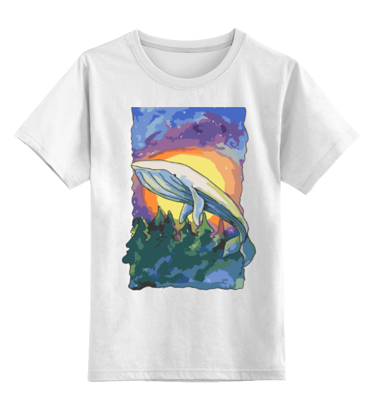 Printio Детская футболка классическая унисекс Волшебный кит которова ольга видящая во снах