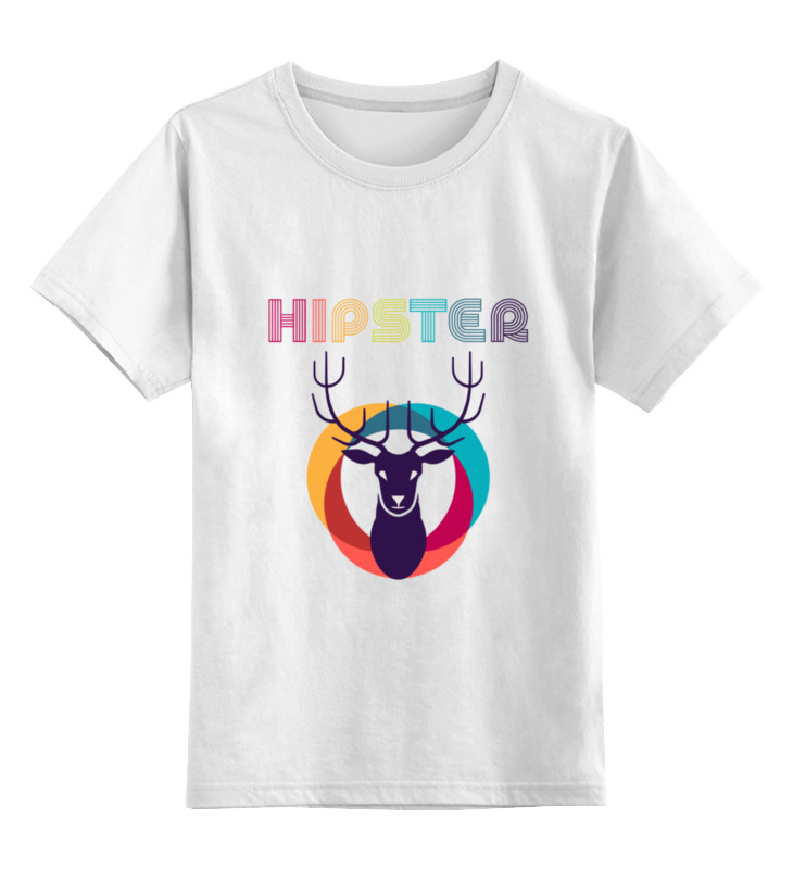 printio детская футболка классическая унисекс цветочный хипстер Printio Детская футболка классическая унисекс Хипстер
