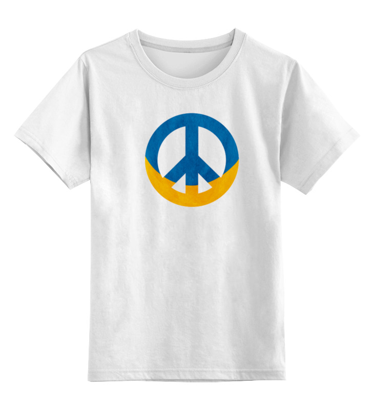 Printio Детская футболка классическая унисекс Ukraine peace printio свитшот унисекс хлопковый ukraine peace