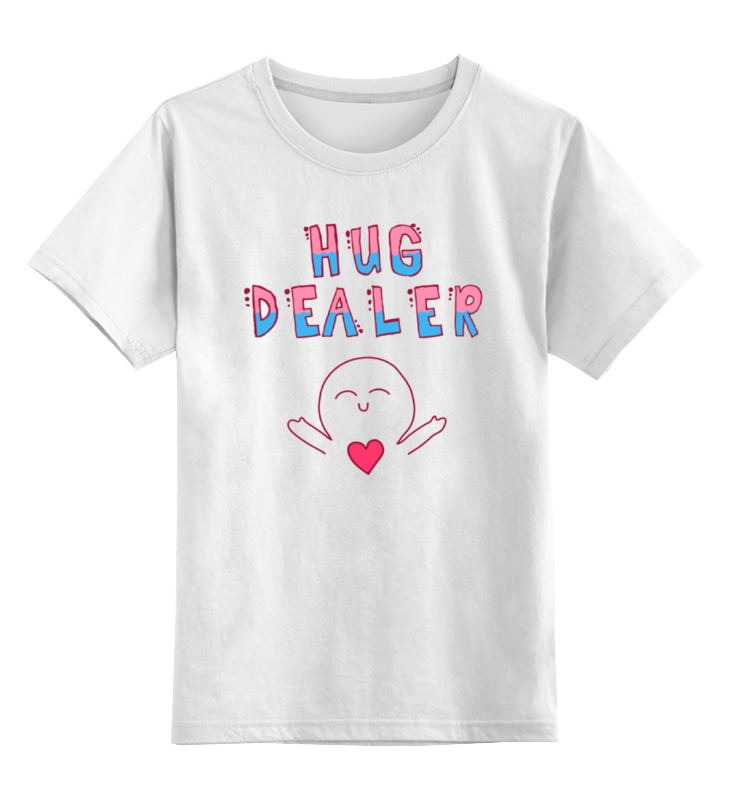 Printio Детская футболка классическая унисекс Hug dealer обнимашки printio лонгслив hug dealer обнимашки