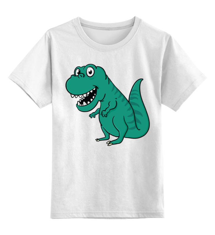 Printio Детская футболка классическая унисекс Тиранозаврик женская футболка динозаврик жорик xl белый