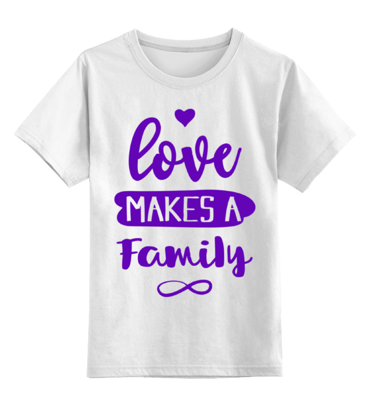 Printio Детская футболка классическая унисекс Всегда любить свою семью