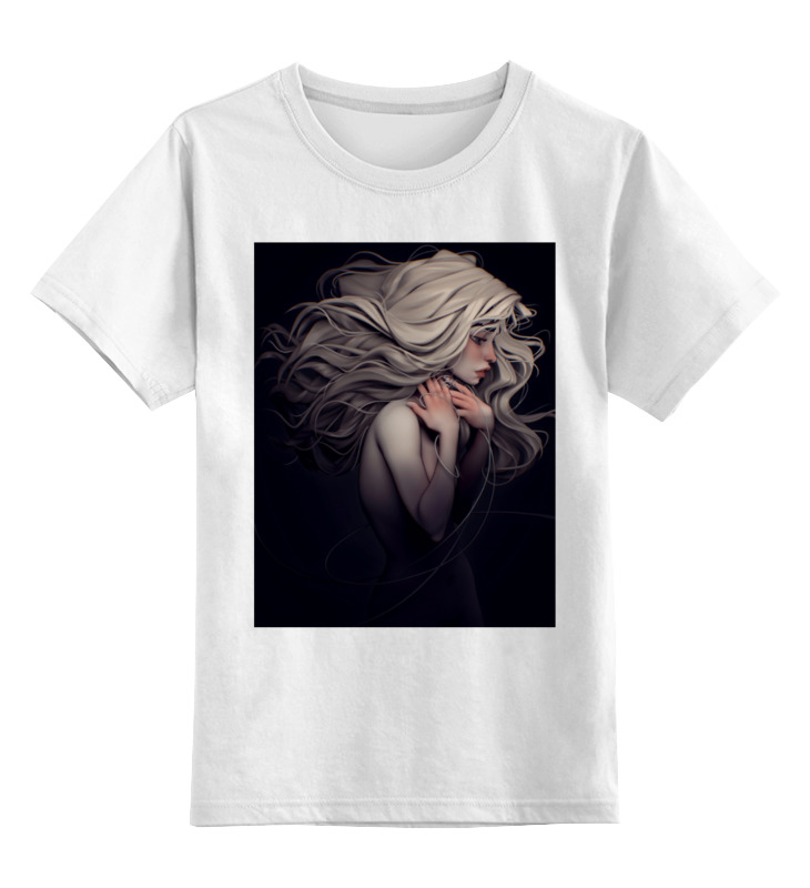 цена Printio Детская футболка классическая унисекс Девушка-призрак