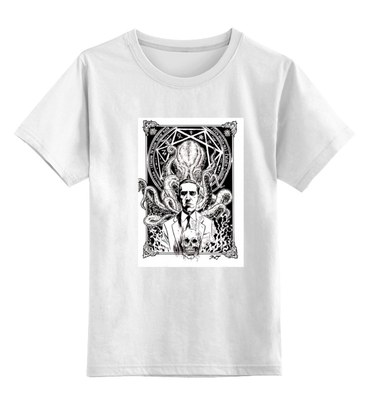 Printio Детская футболка классическая унисекс Howard lovecraft t-shirt printio обложка для паспорта howard lovecraft black