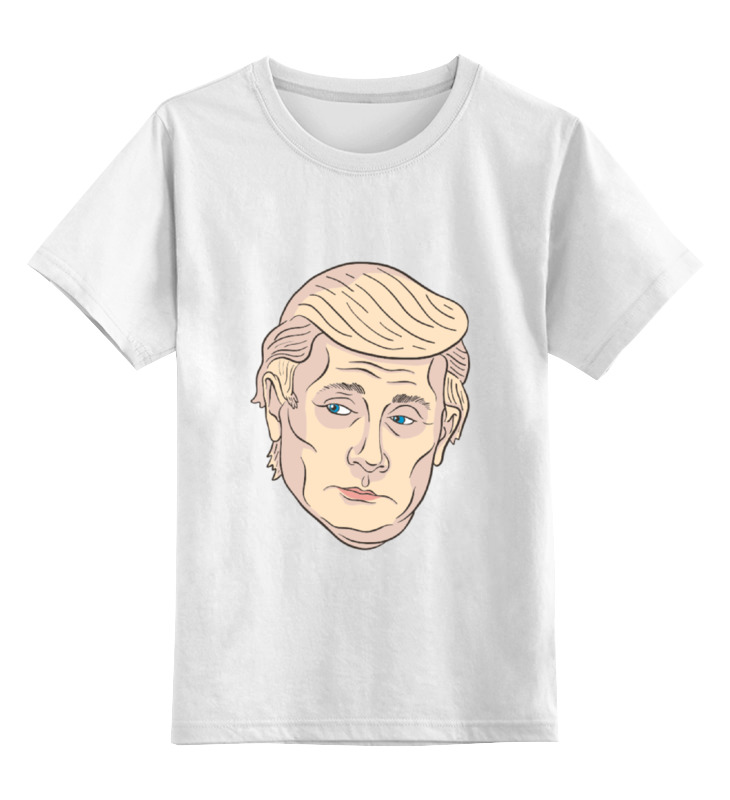 Printio Детская футболка классическая унисекс Путин трамп