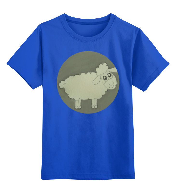 цена Printio Детская футболка классическая унисекс Детская овечка