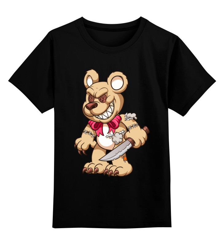 Printio Детская футболка классическая унисекс Тедди зомбяшка
