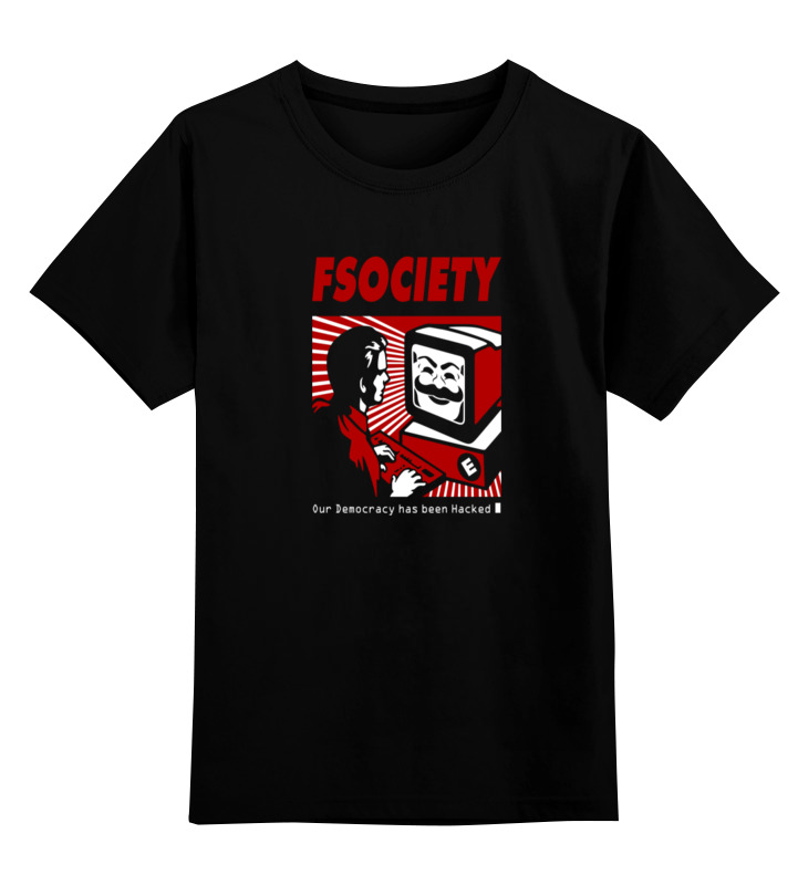 Printio Детская футболка классическая унисекс Мистер робот. fsociety