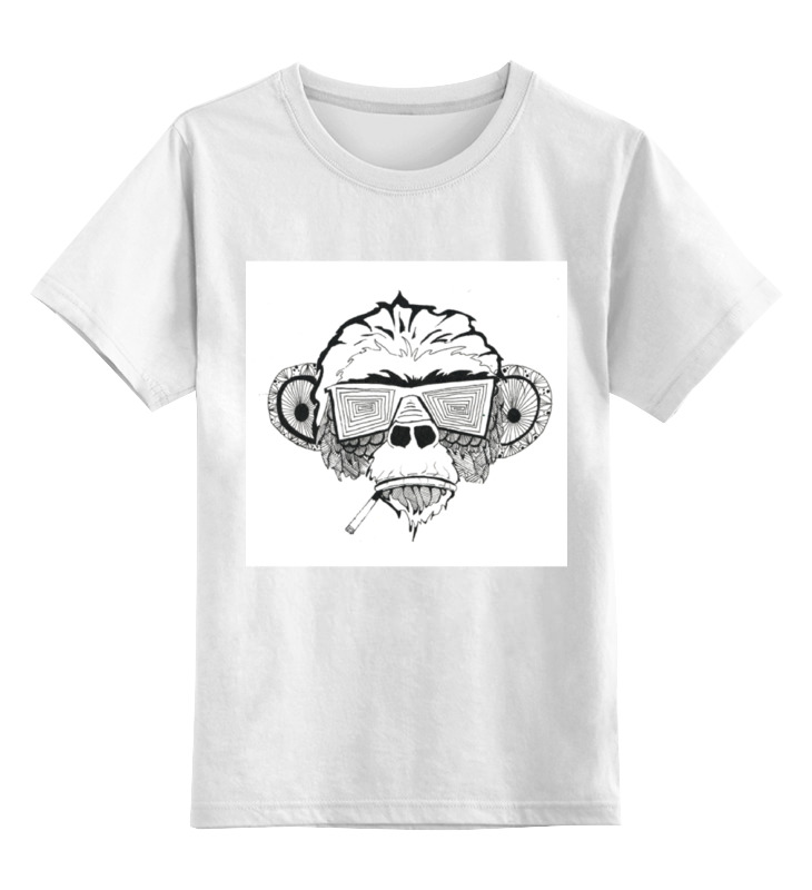 Printio Детская футболка классическая унисекс Обезьяна printio детская футболка классическая унисекс веселая обезьяна