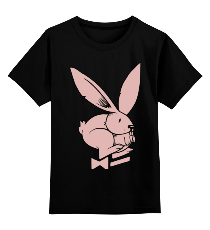 Printio Детская футболка классическая унисекс Playboy/зайчик
