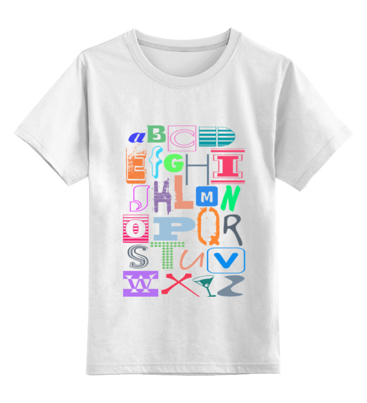 Printio Детская футболка классическая унисекс Alphabet