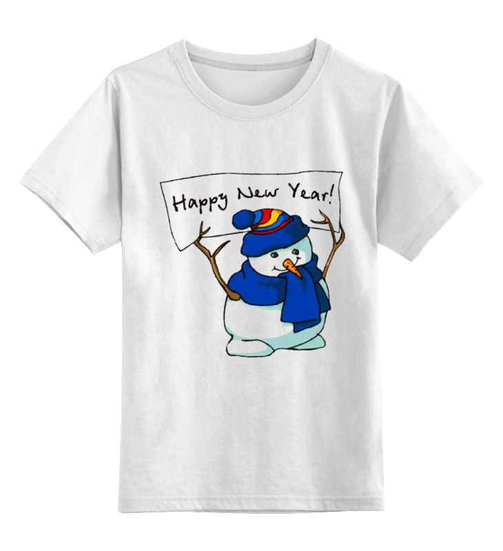 Printio Детская футболка классическая унисекс Happy new year! bag
