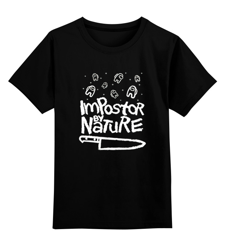 Printio Детская футболка классическая унисекс Impostor by nature printio детская футболка классическая унисекс impostor by nature