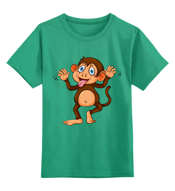 Printio Детская футболка классическая унисекс Обезьяна printio детская футболка классическая унисекс обезьяна с соской